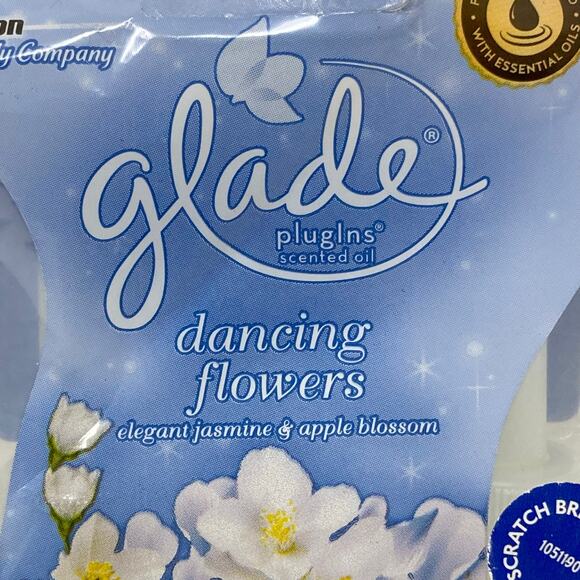 2 Refills Glade Dancing Flowers PlugIns Plug In Scented Oil Refills 1.34oz - Picture 3 of 5